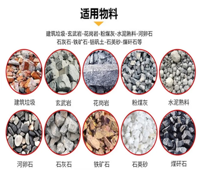 时产50-80t石子生产线生产流程